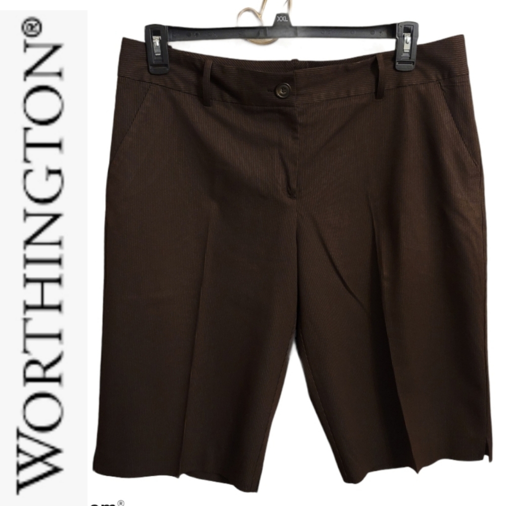 Worthington Pinstripe Shorts